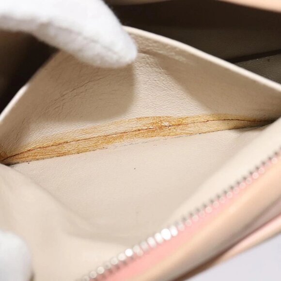 CHANEL Matelasse Shoulder Bag Lamb Skin Pink CC - Picture 9 of 16